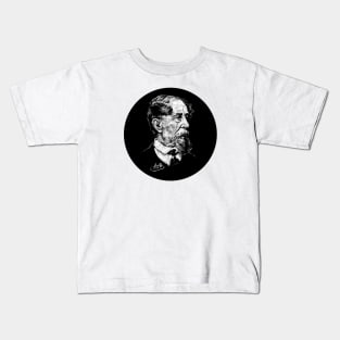 Charles Dickens in a Circle! Kids T-Shirt